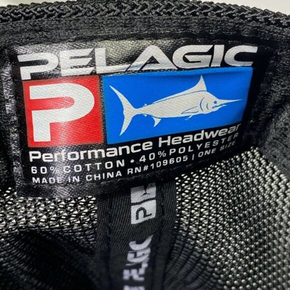 PELAGIC Women's Offshore Ambush Fishing Mesh Trucker Adjustable Hat - Picture 6 of 6